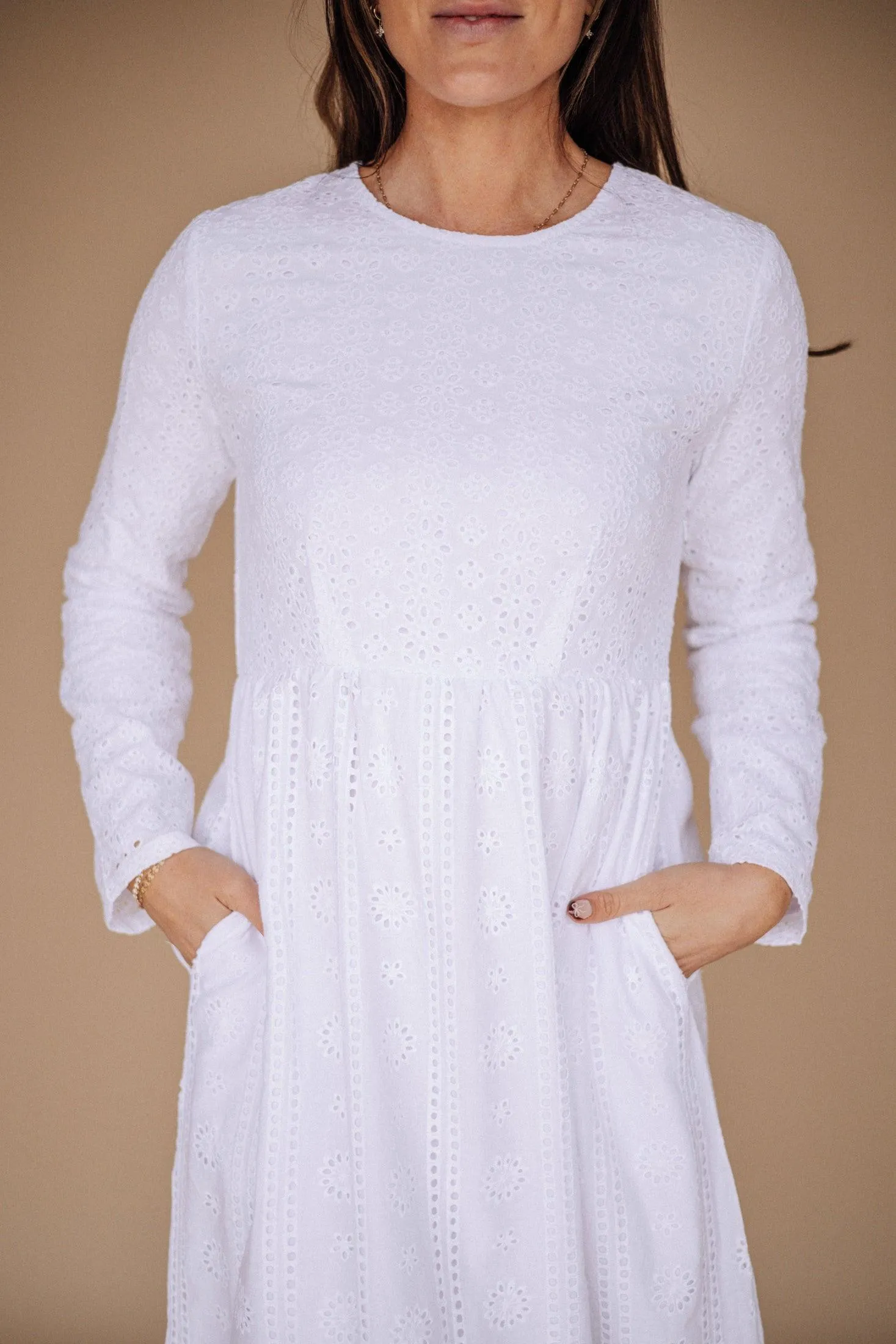 Darla LDS Temple Dress