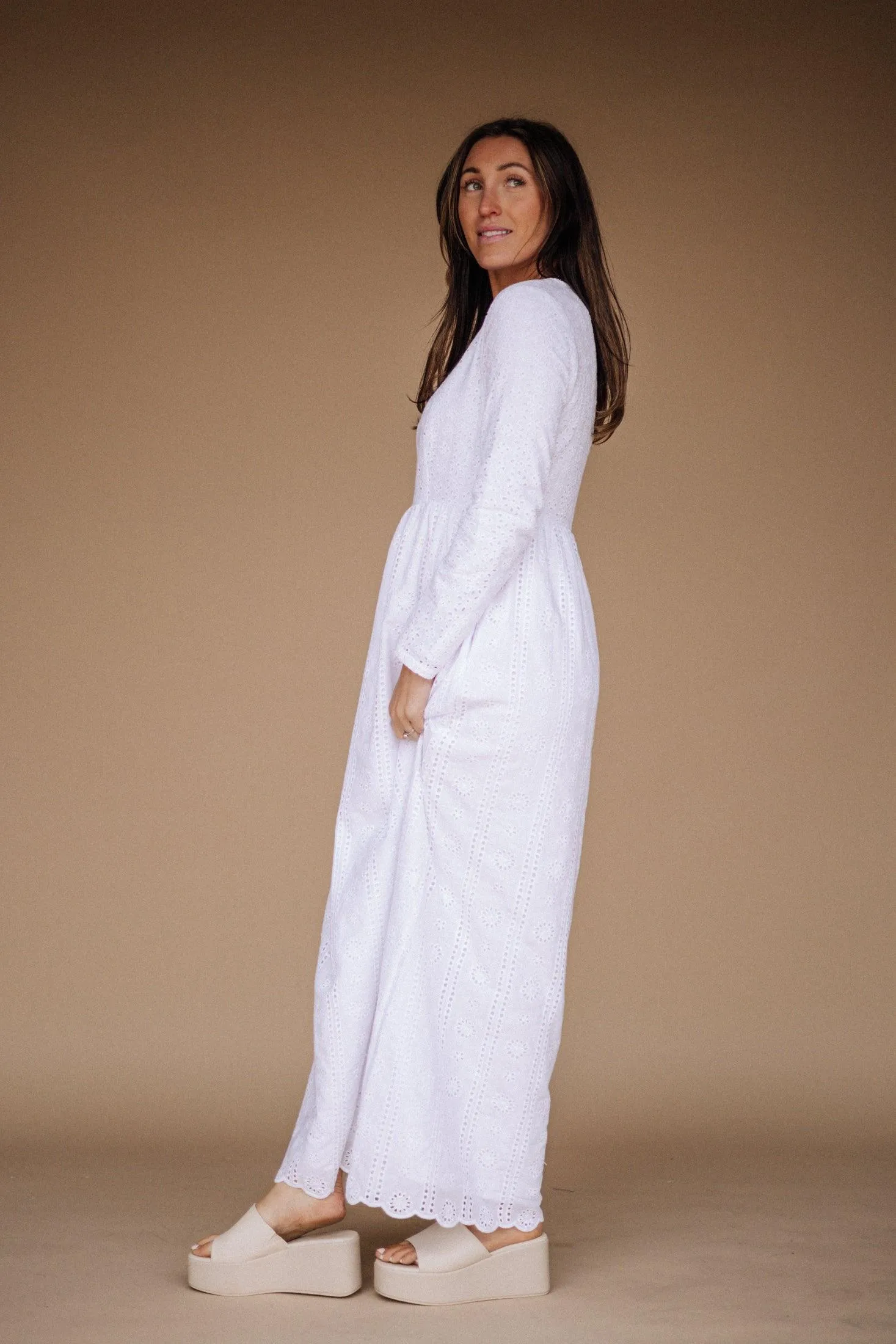 Darla LDS Temple Dress