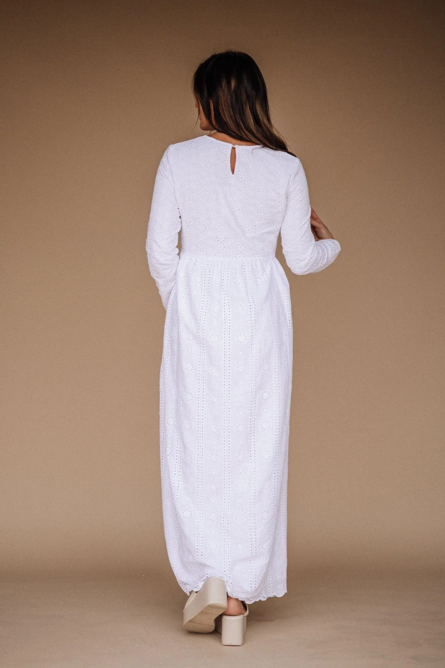 Darla LDS Temple Dress