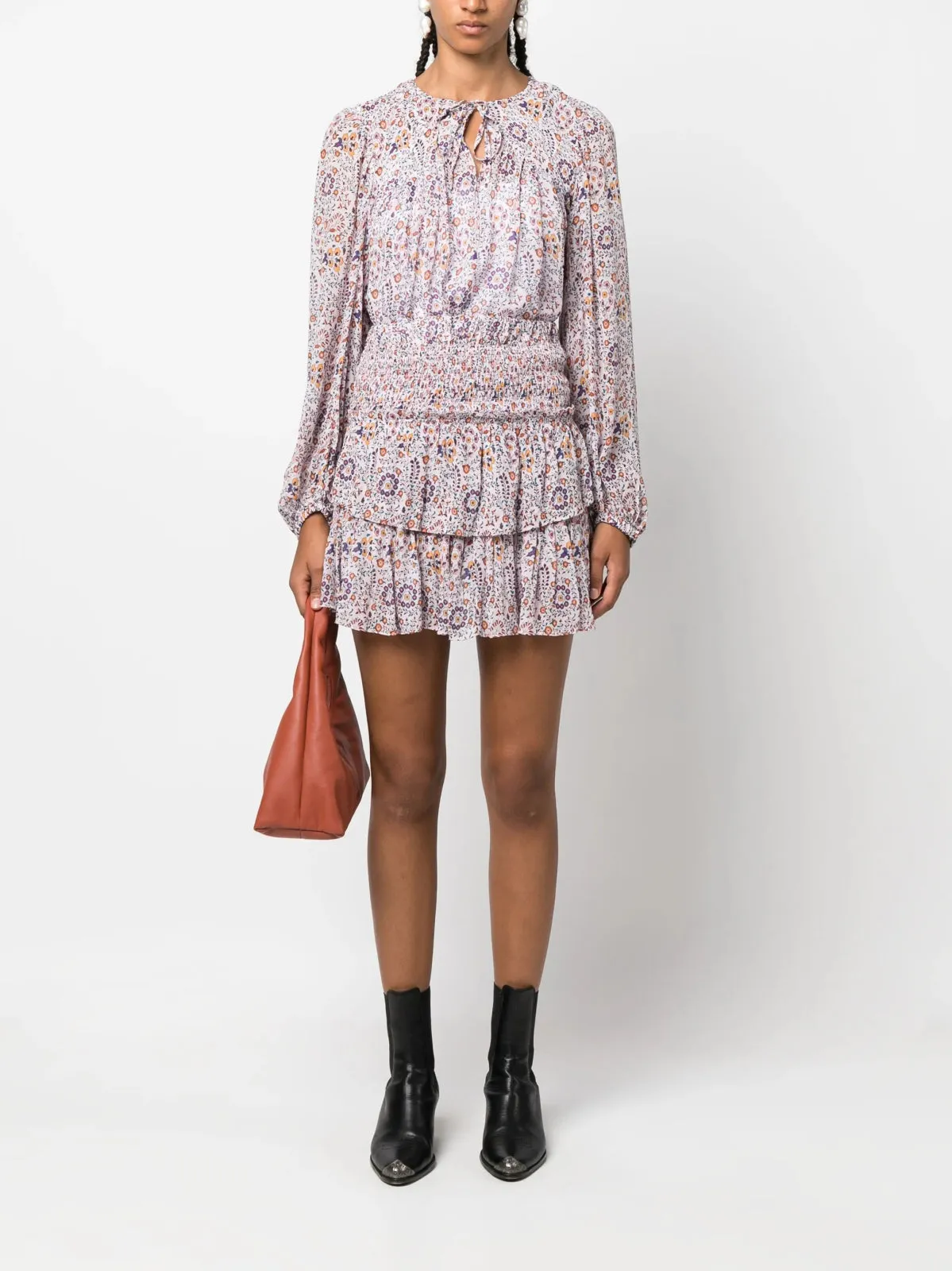 Daytonea Floral-Print Blouse