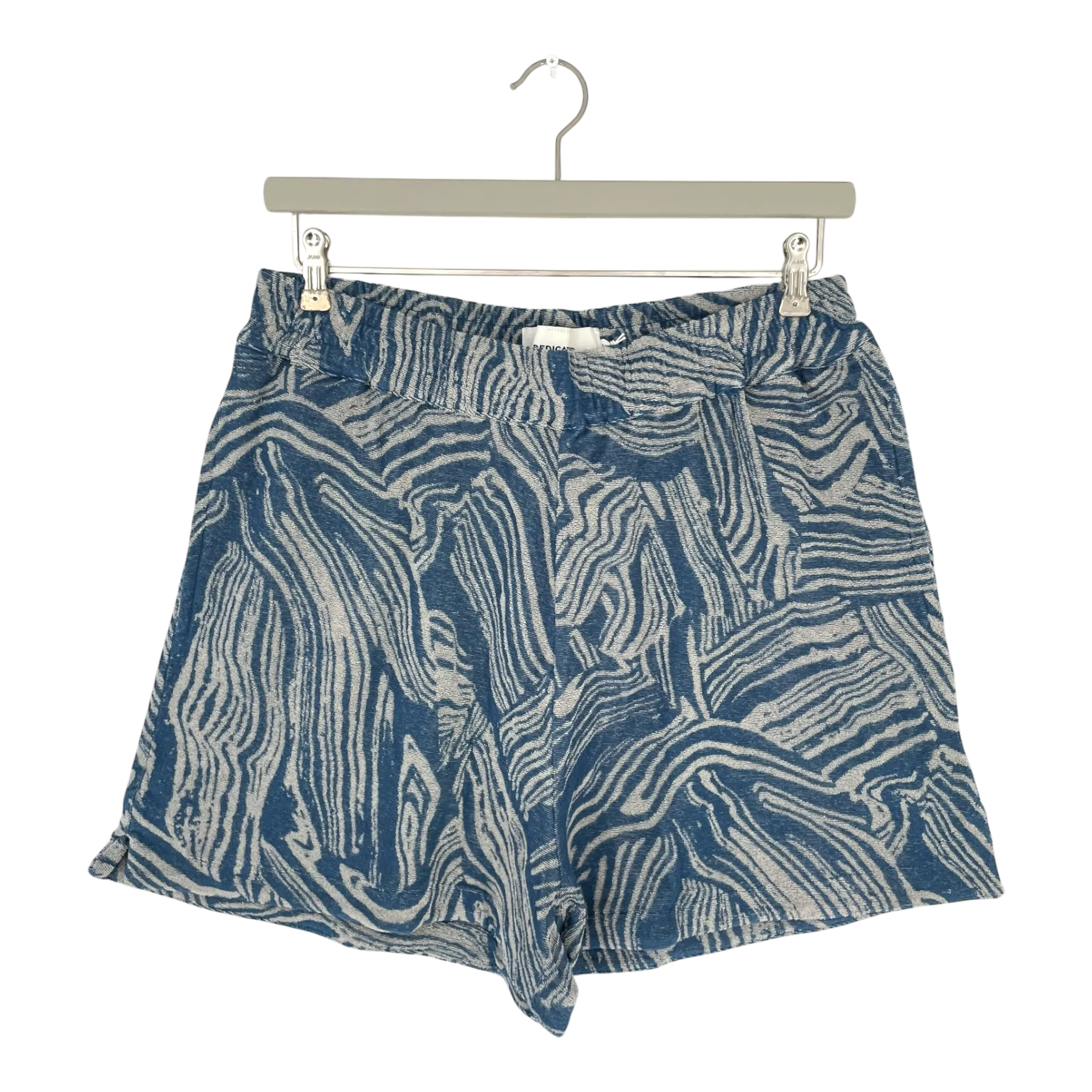 Dedicated terry shorts, swirl blue | woman L