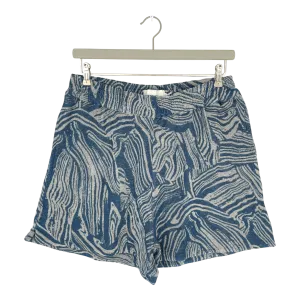 Dedicated terry shorts, swirl blue | woman L
