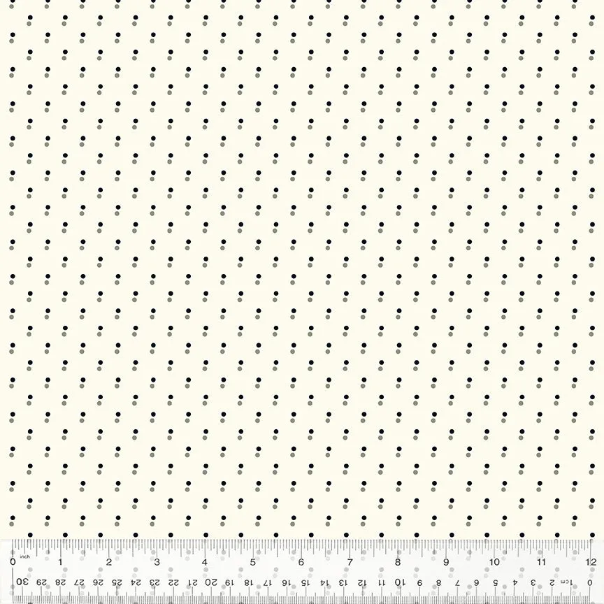 Double Dot in Grey -- BONNY by Denyse Schmidt --- Windham Fabrics