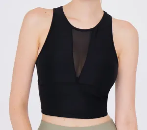 easyoga LA-VEDA Noble Cropped Tank2 - L1 Black