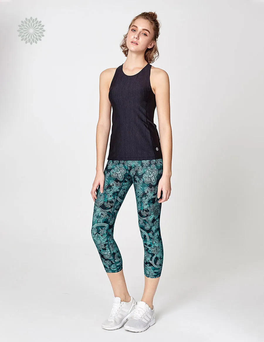 easyoga LESPIRO Grace Turn Tank - L1 Black