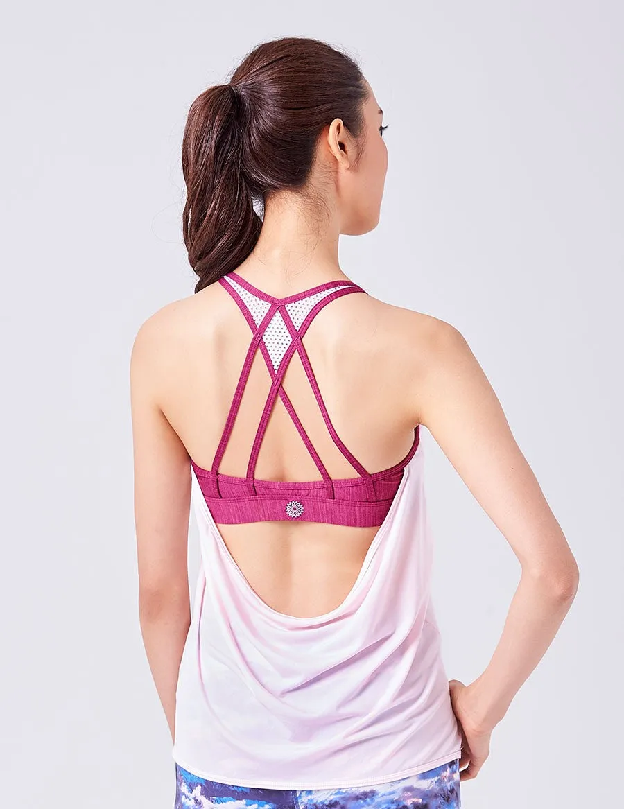 easyoga LESPIRO Neso Charm Tank - R2 Pink