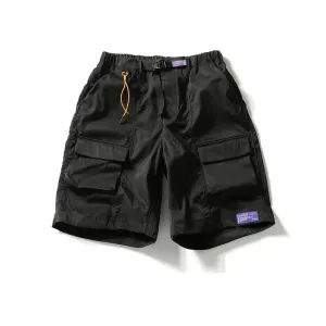 Elastic Waist Cargo Shorts