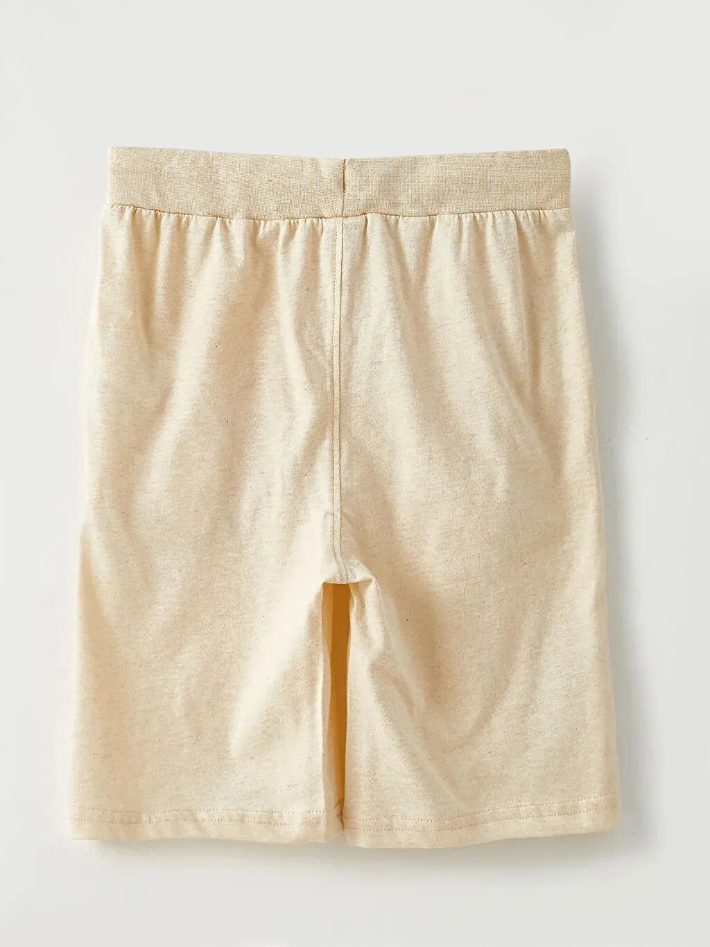 Elastic Waist Printed Boy Bermuda
