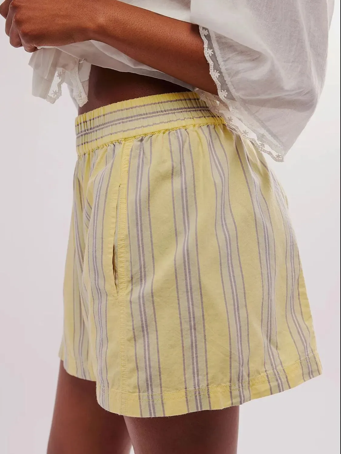 Elastic Waist Shorts S-XL