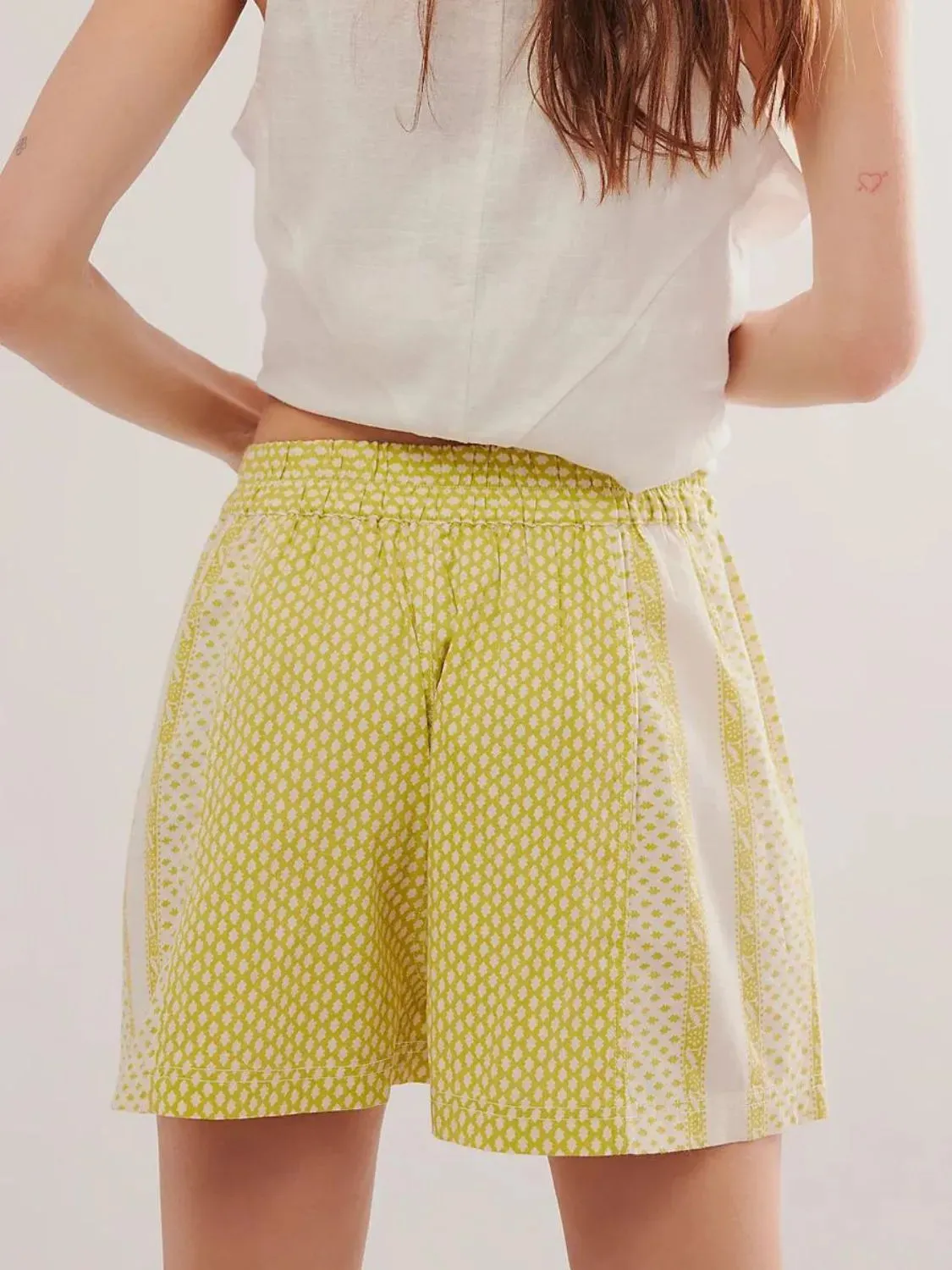 Elastic Waist Shorts S-XL