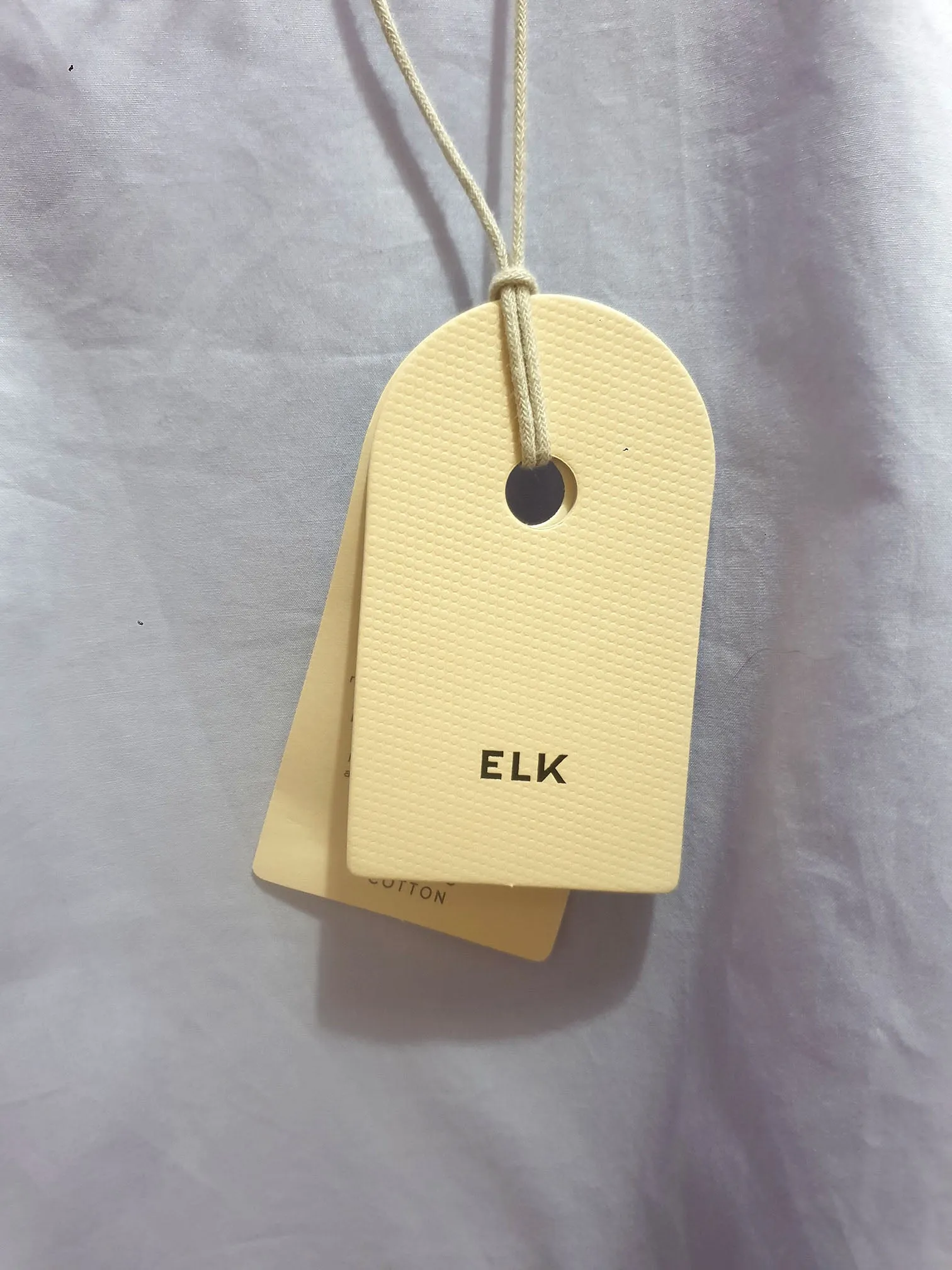 Elk lilac purple asymmetric top size 10