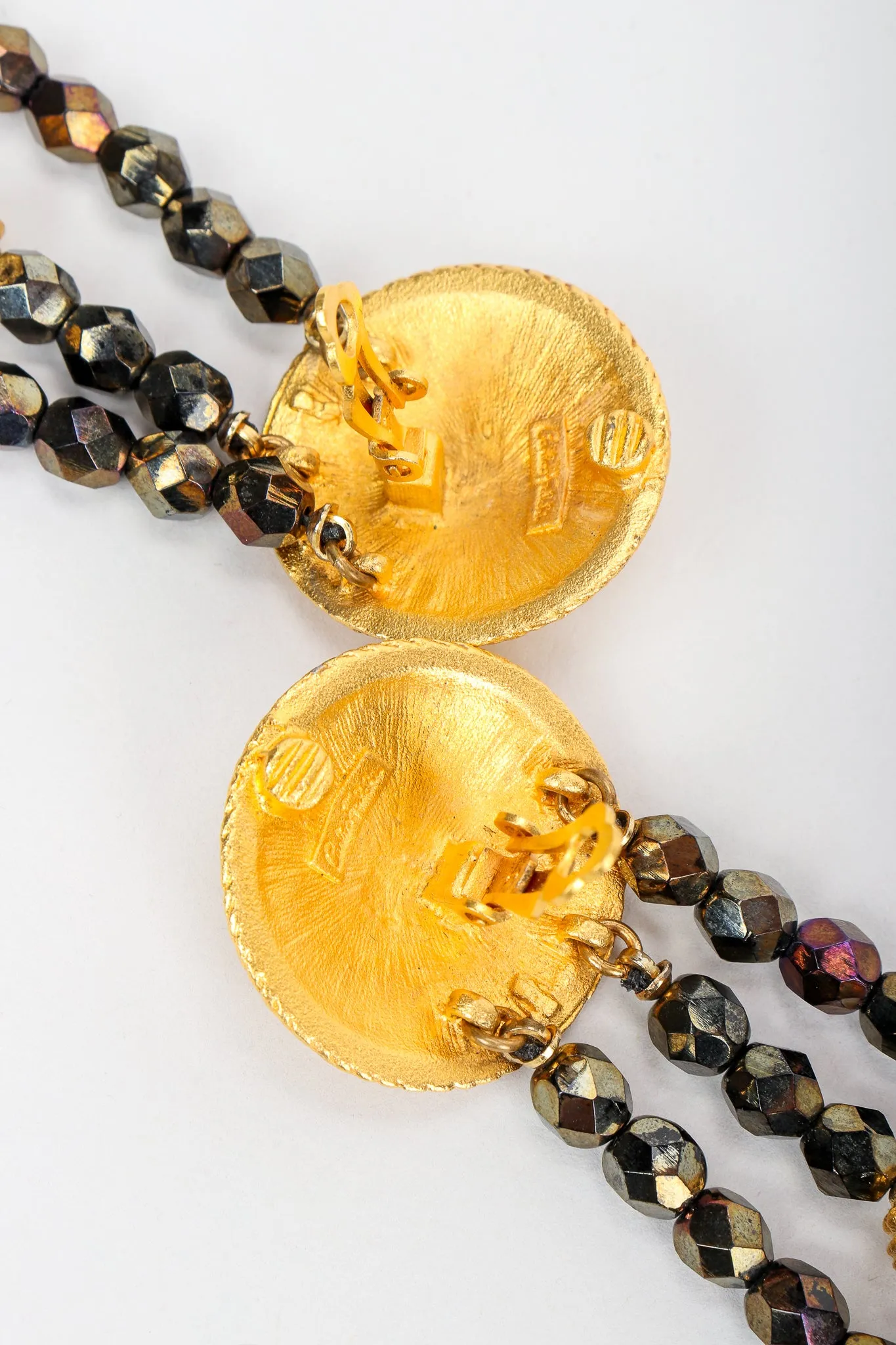 Extra-Long Beaded Drop Earrings