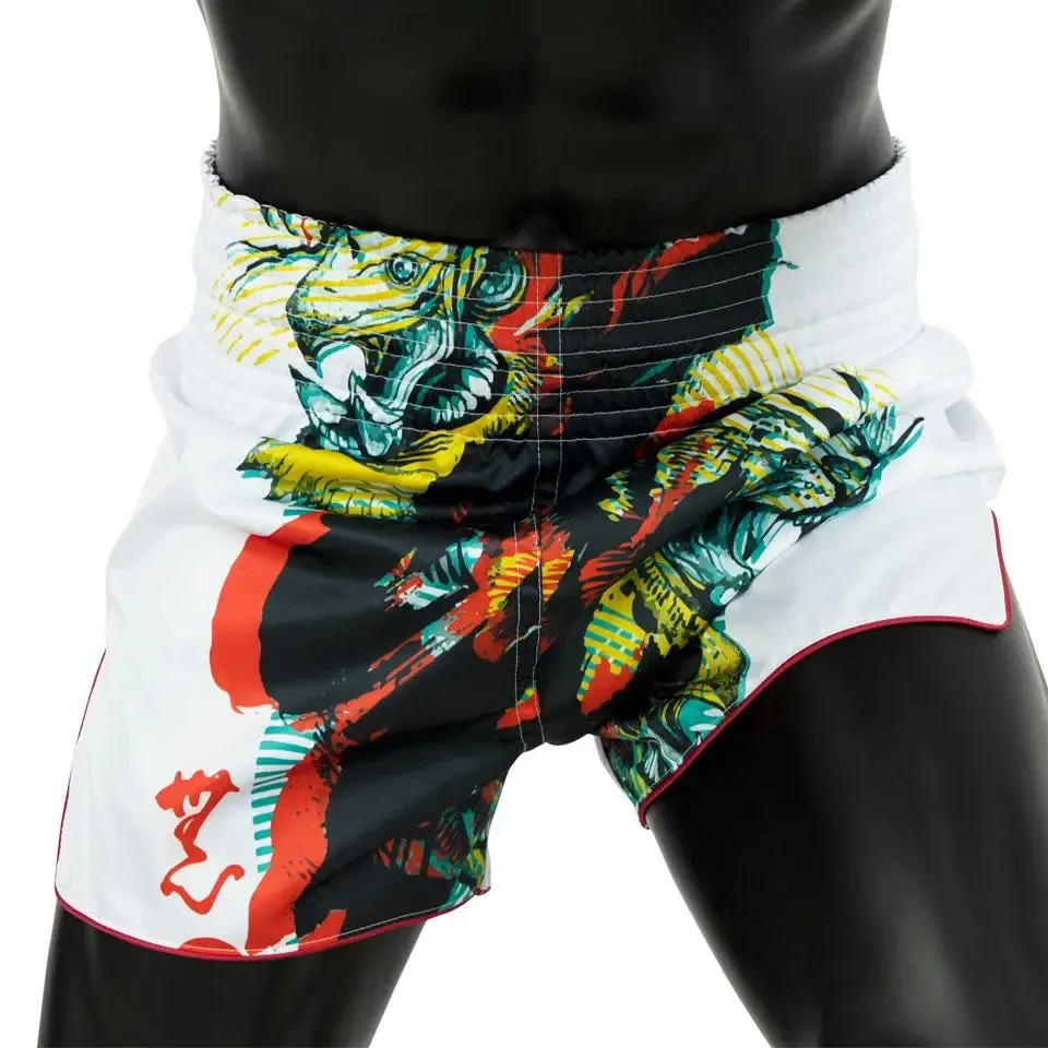 Fairtex Satoru White Muay Thai Shorts
