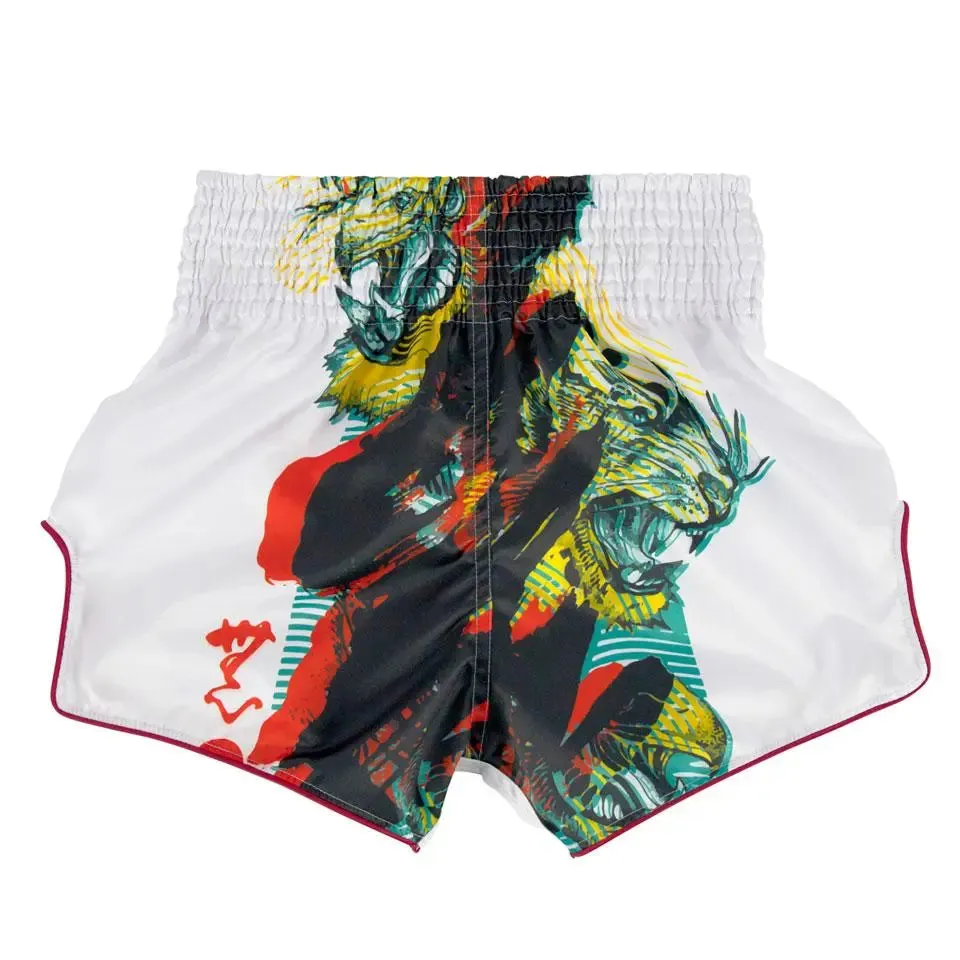 Fairtex Satoru White Muay Thai Shorts