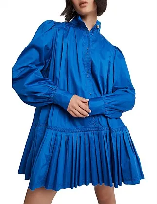 Fallingwater Braided Smocked Dress | Cobalt Blue