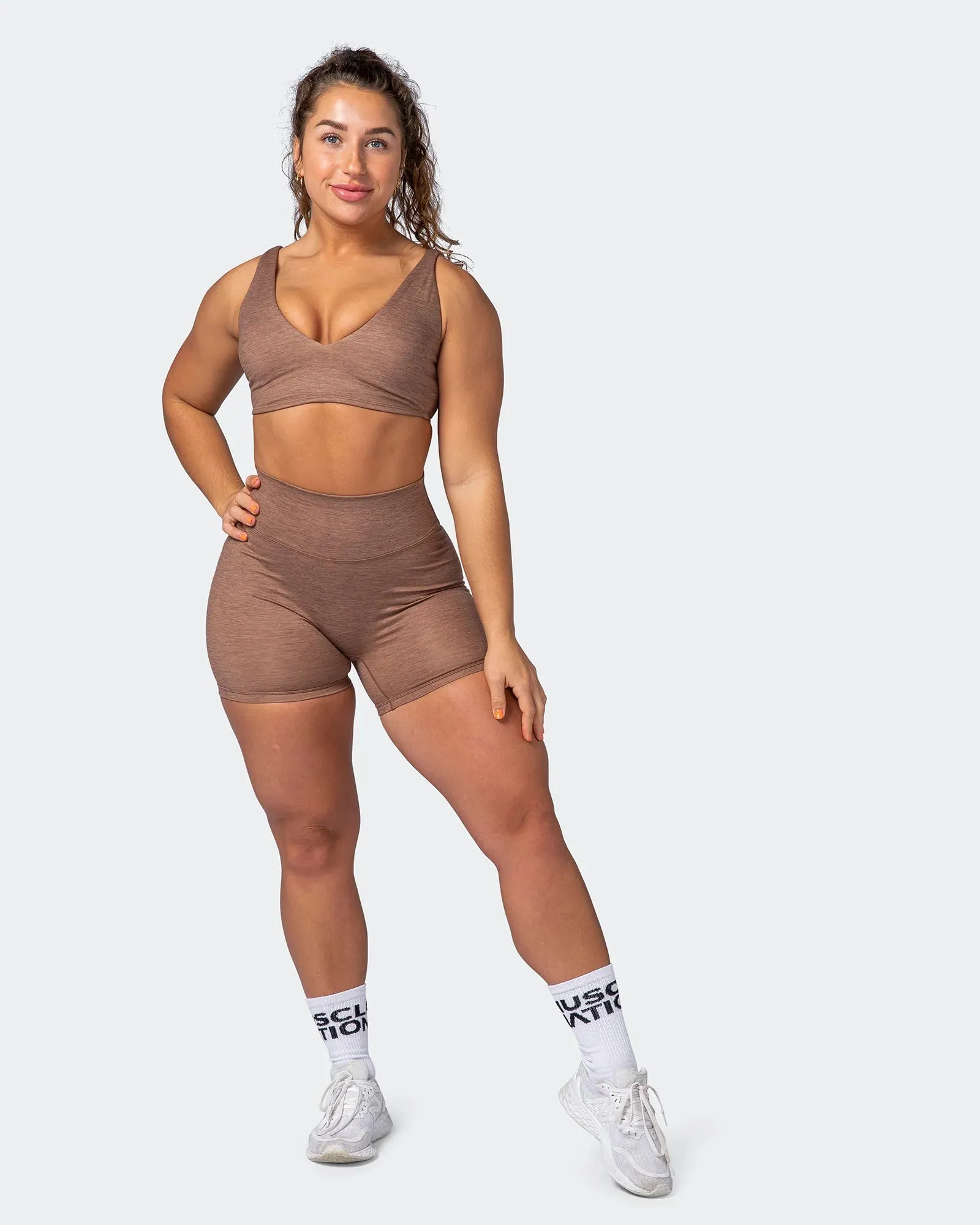 Fast Time Bra - Nutmeg Marl