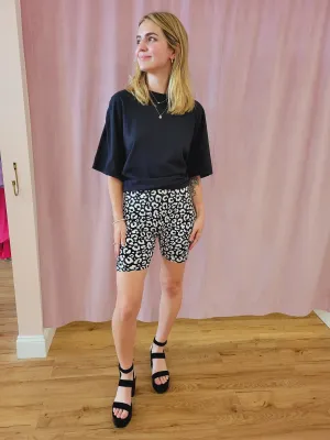 Fierce Biker Shorts- Black