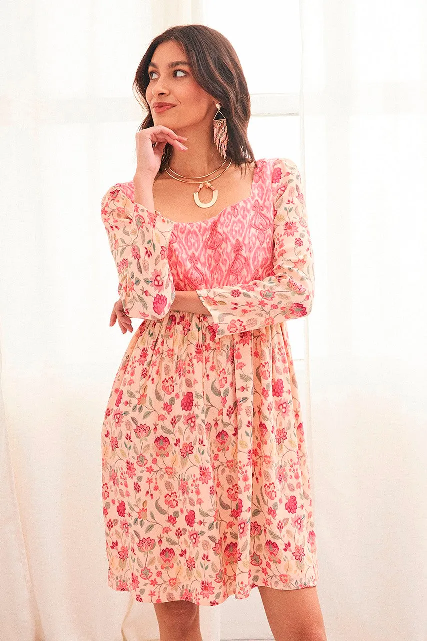 FINAL SALE Boho Floral Dress
