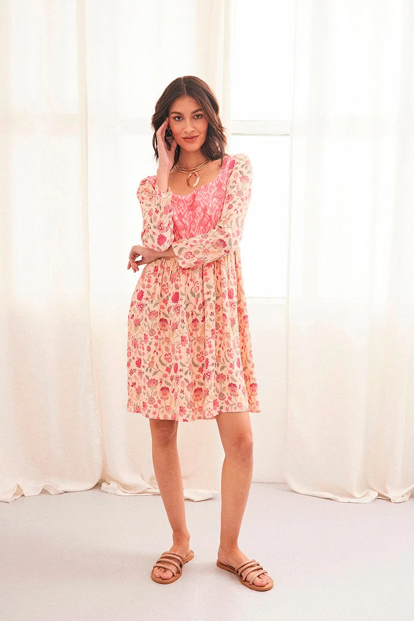 FINAL SALE Boho Floral Dress