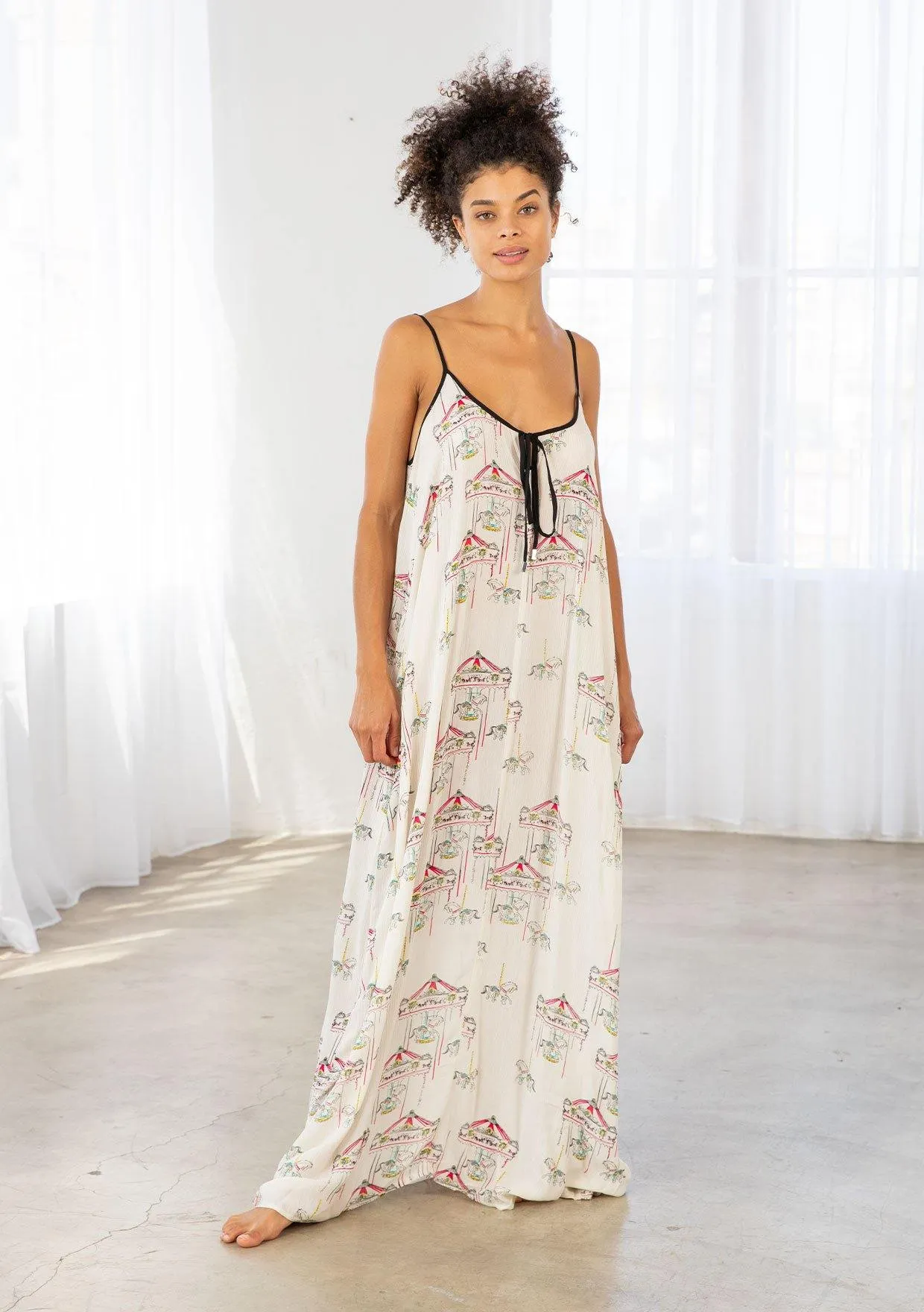 Firenze Raven Maxi Dress