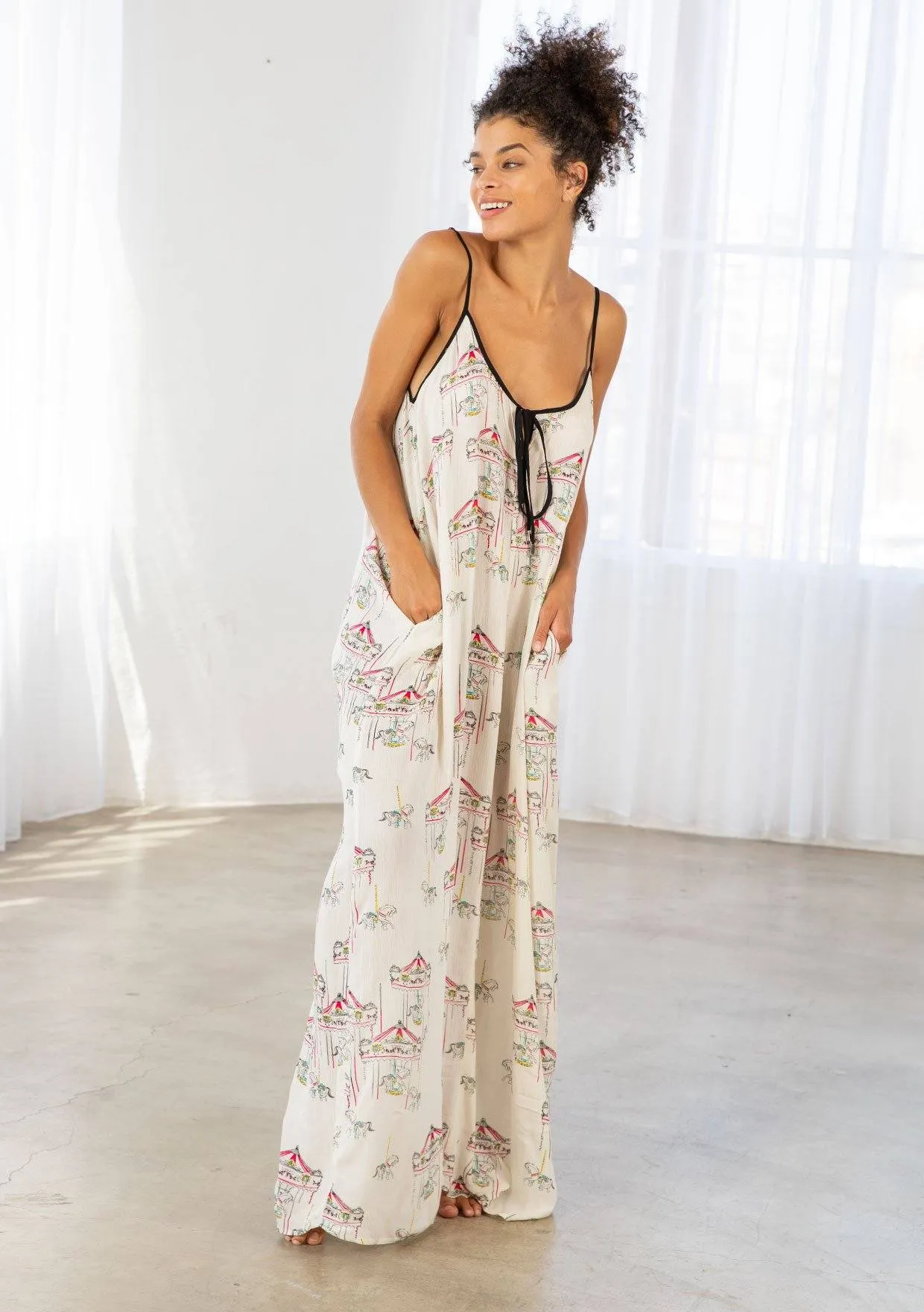 Firenze Raven Maxi Dress