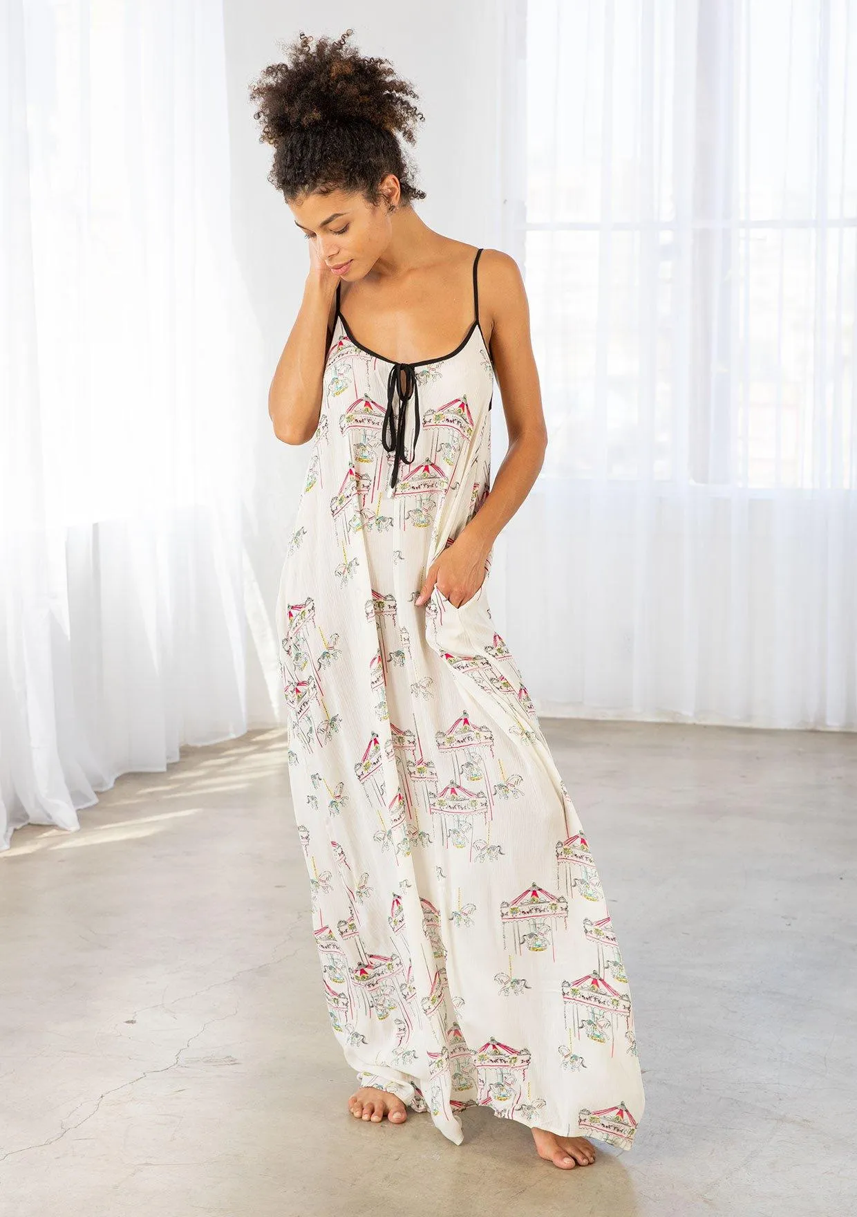 Firenze Raven Maxi Dress