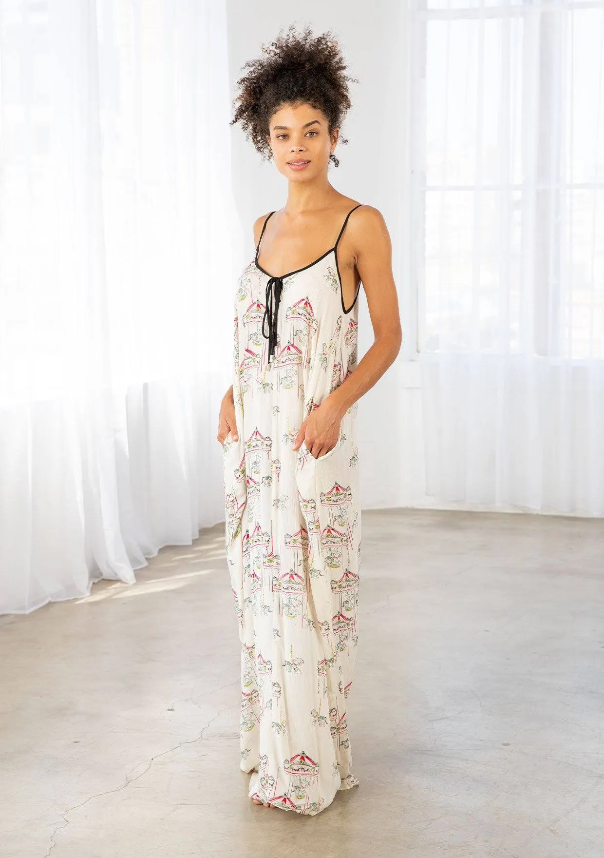 Firenze Raven Maxi Dress