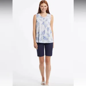 FLATTEN IT PULL-ON SNAP SLIT SHORTS - BLUE