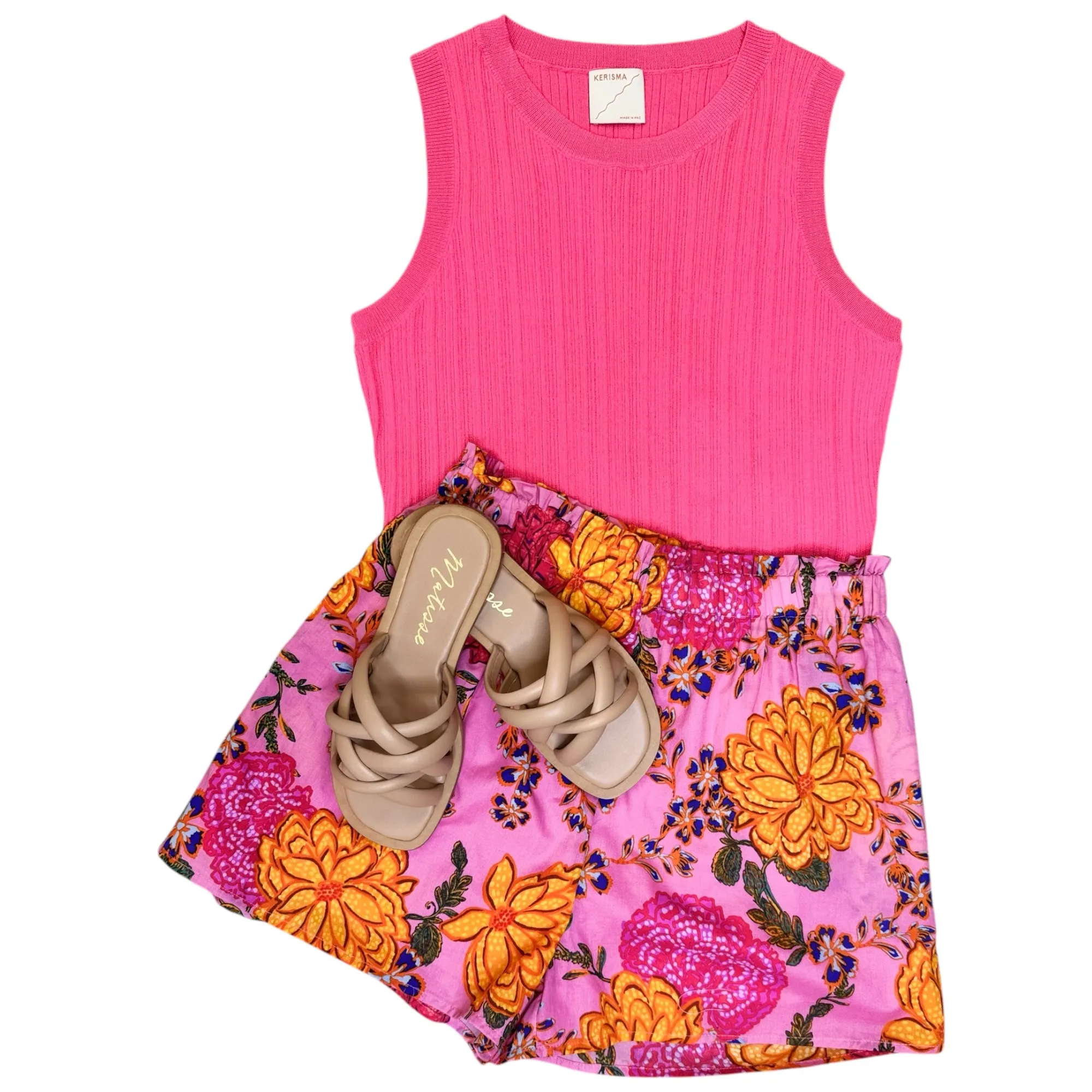 Floral Poplin Short