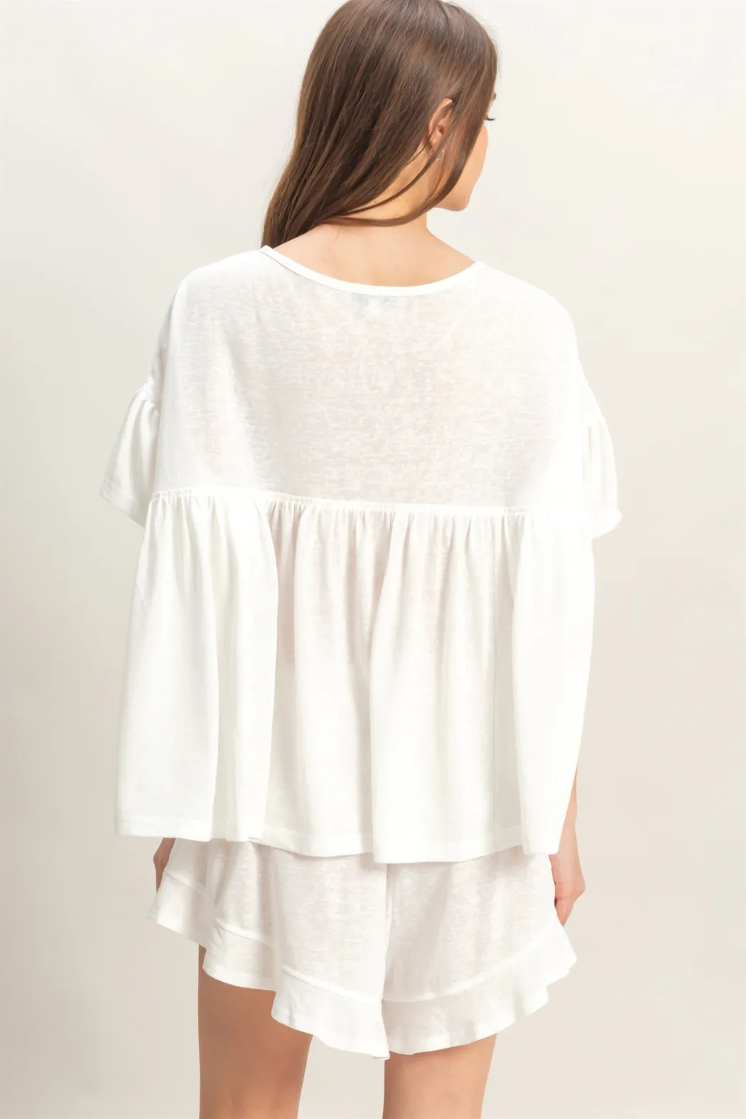Flutter Elastic Waist Short
