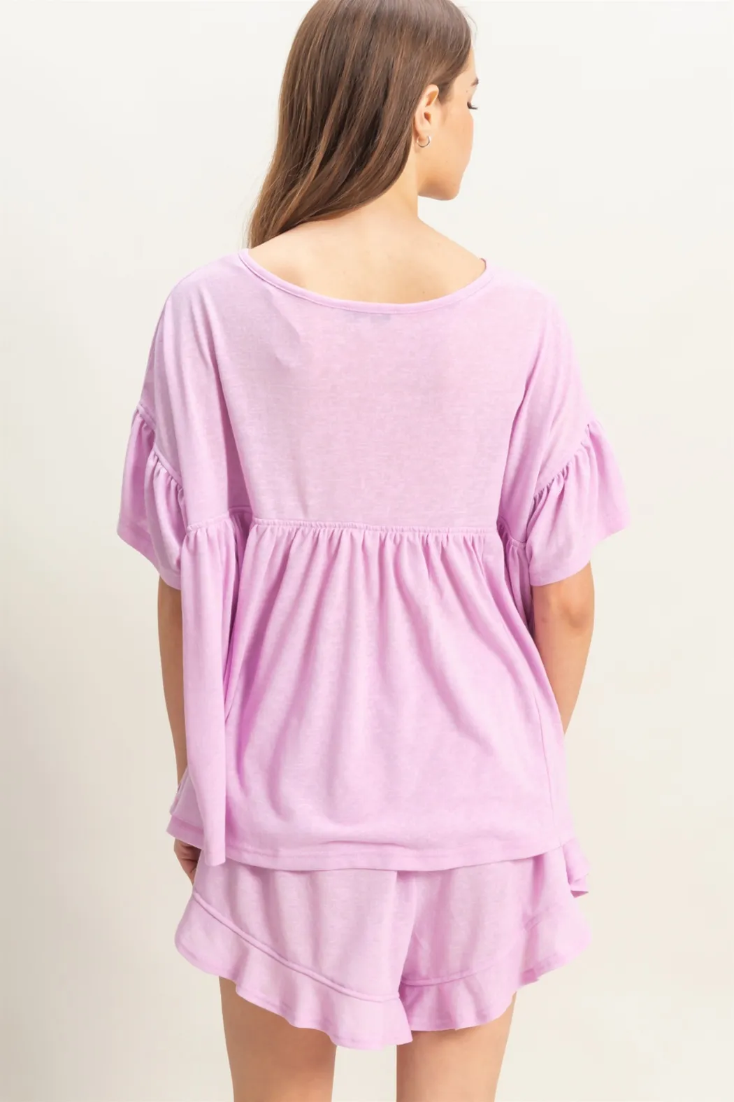 Flutter Elastic Waist Short