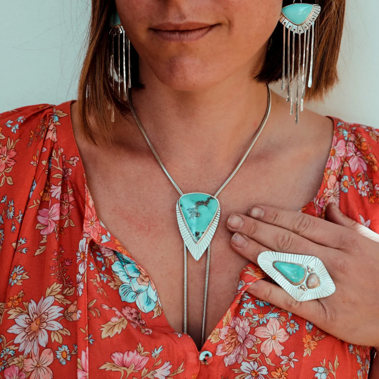 Fringe Dusters - Armenian Turquoise #2