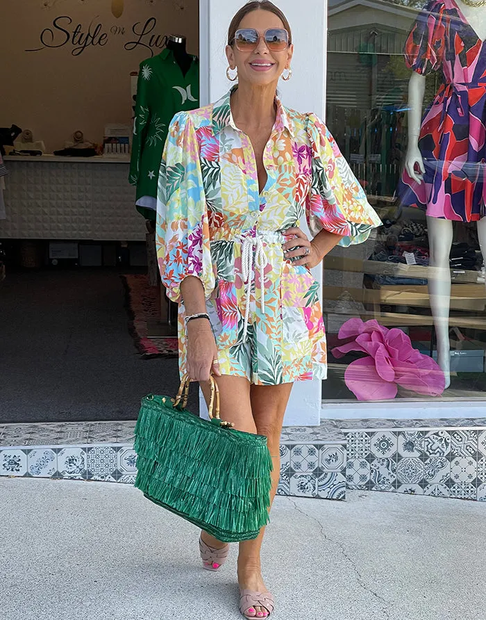 Gia Playsuit - Tropics