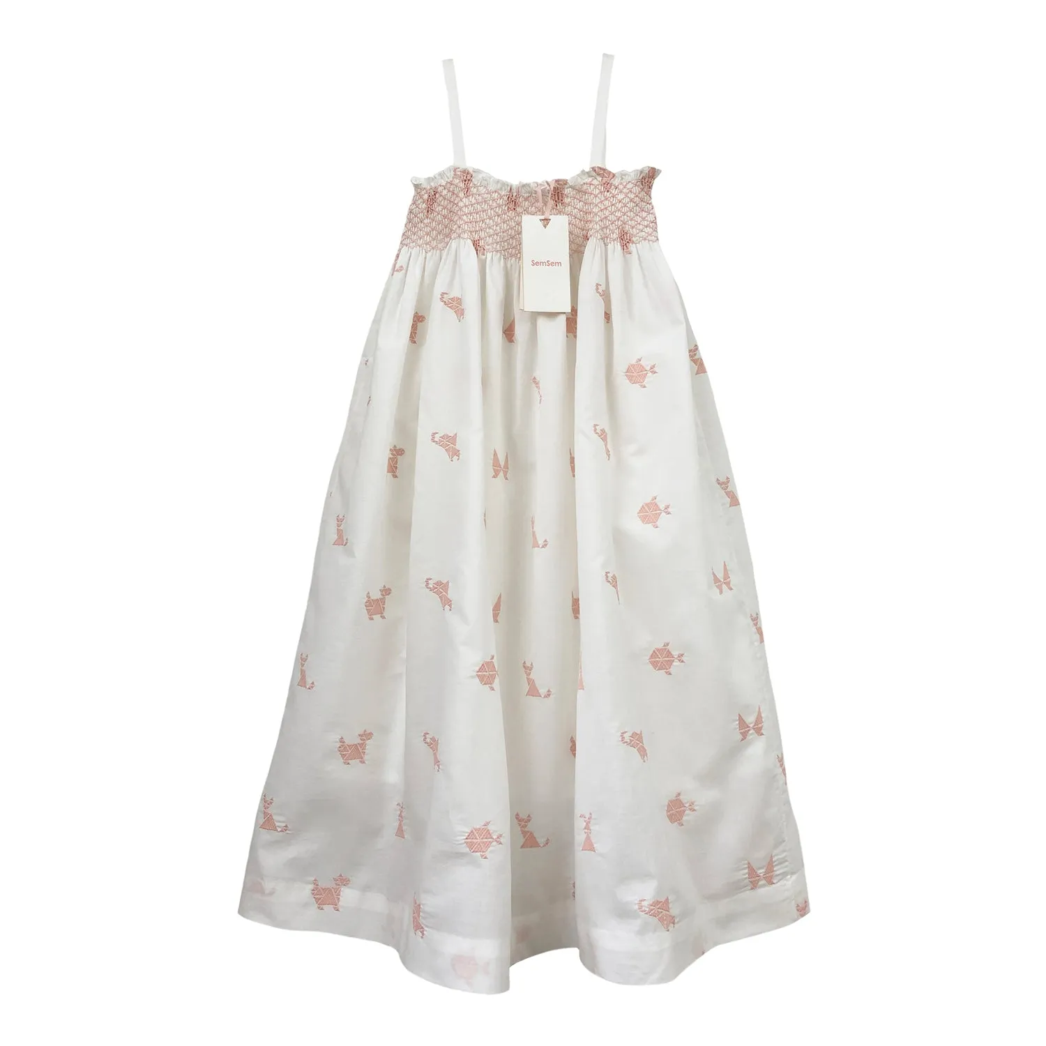 Girls Meera Dress - White