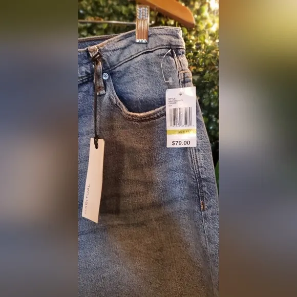 Habitual Jean Shorts- High Rise with side slit
