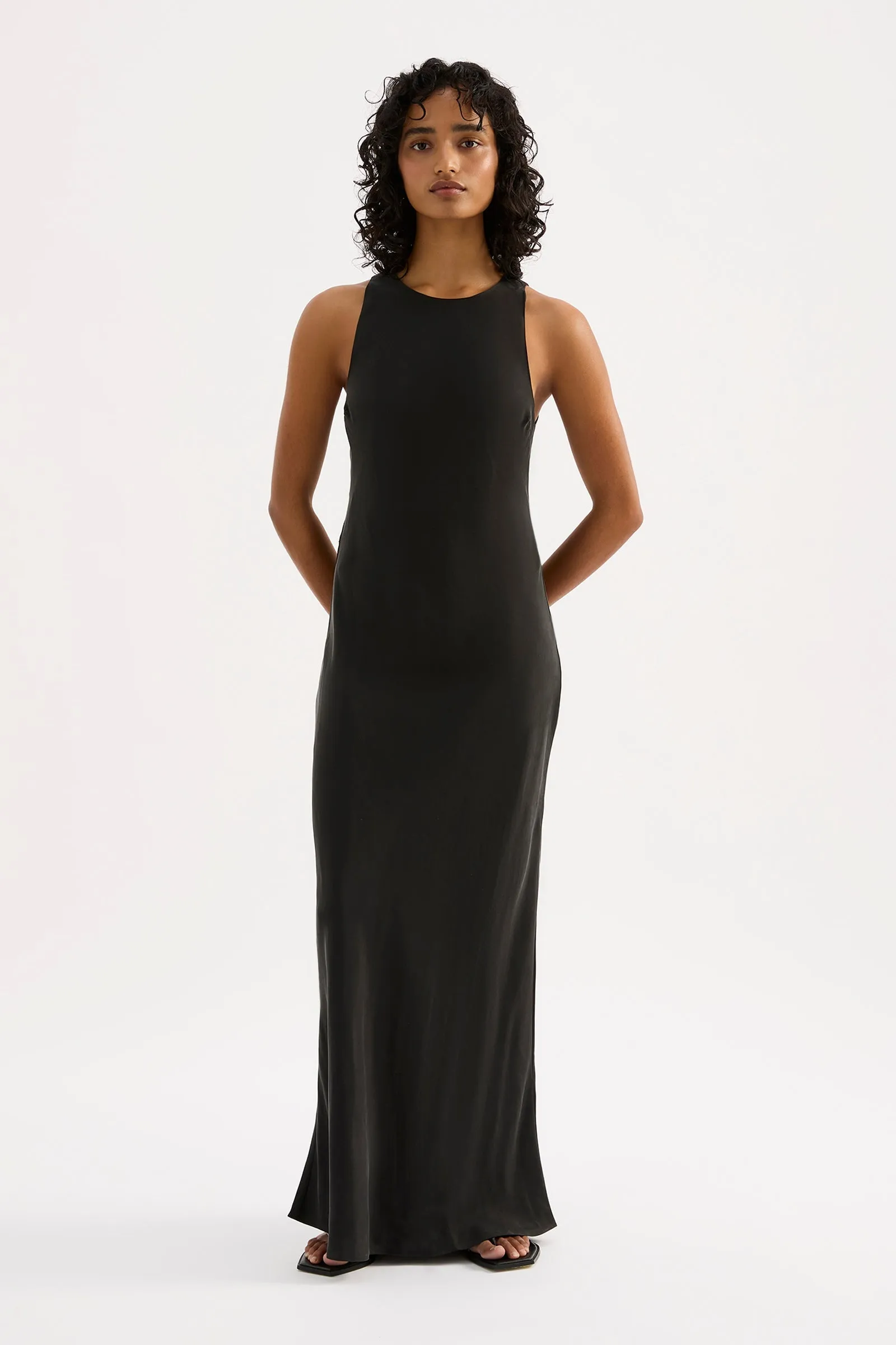 HARIOT CUPRO MAXI DRESS