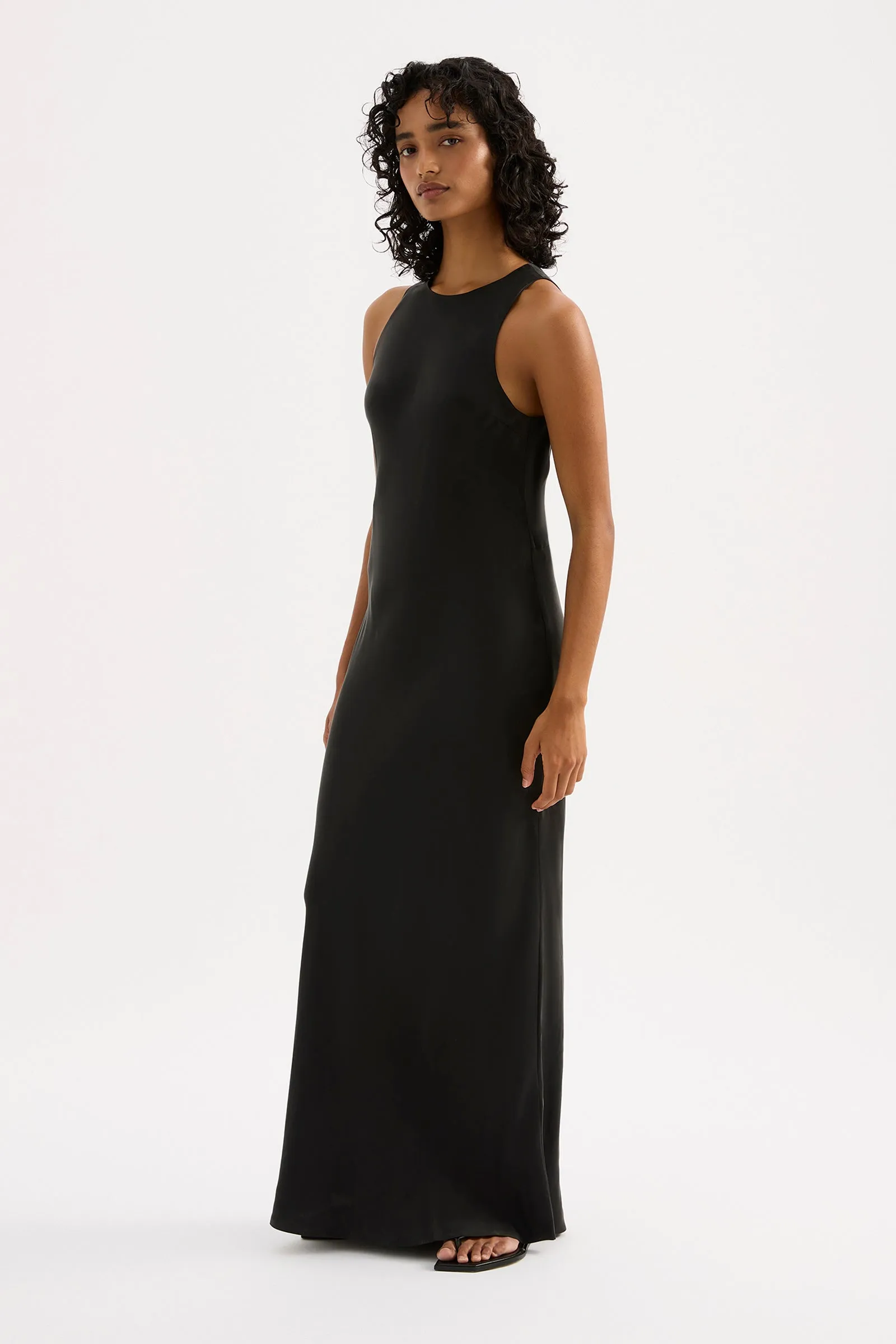 HARIOT CUPRO MAXI DRESS