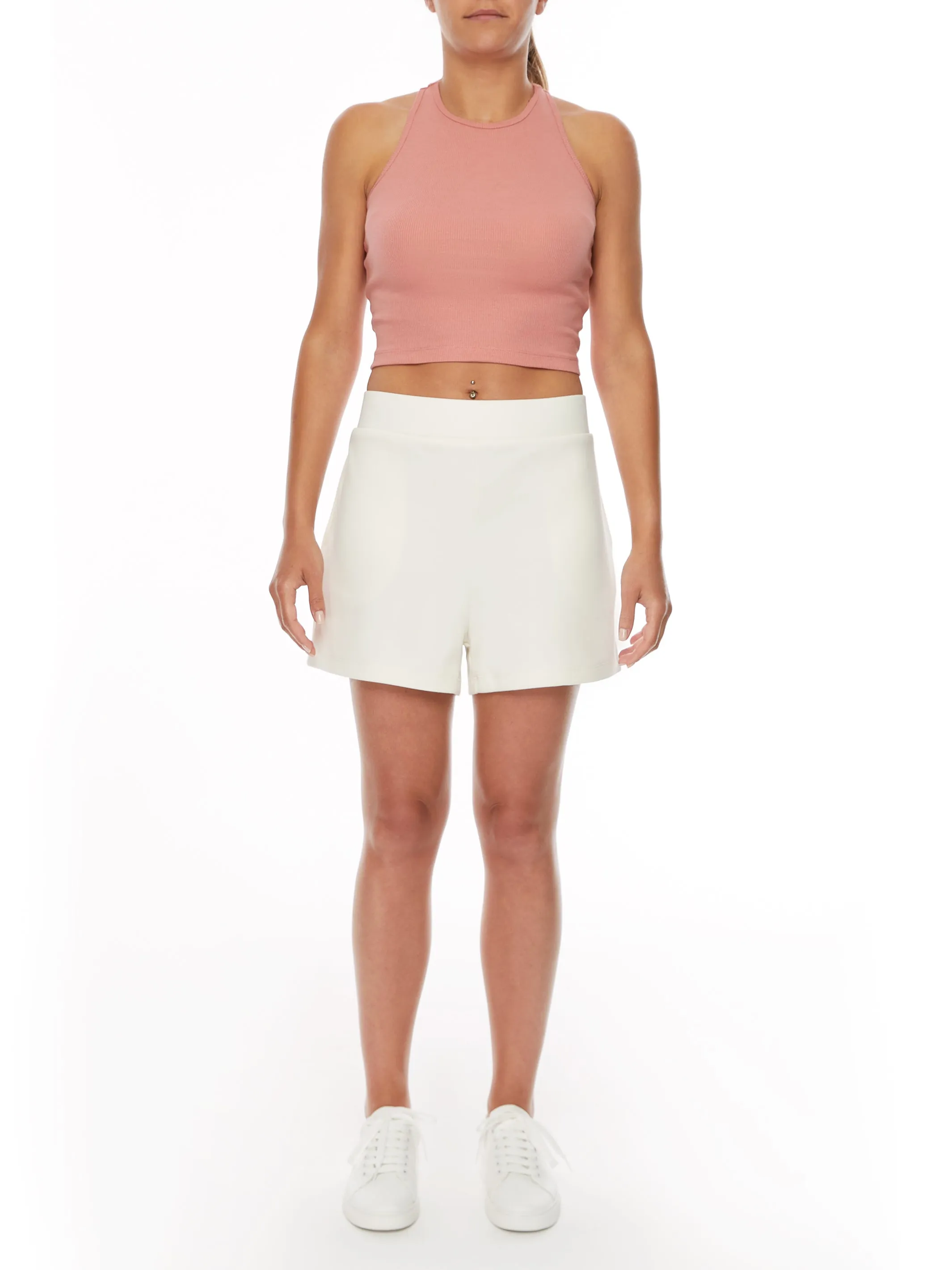 High Neck Halter Tank