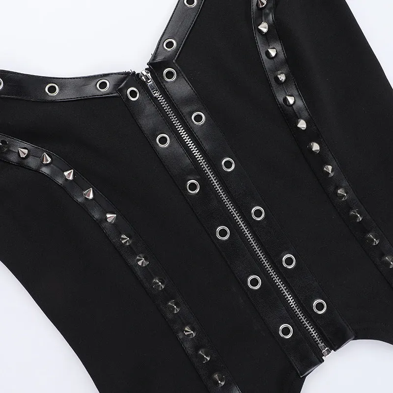 HTO3075 Chain Zip Vest Tanks