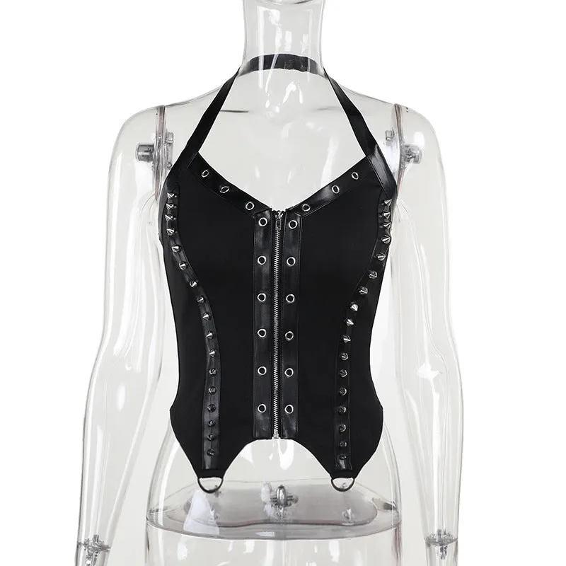 HTO3075 Chain Zip Vest Tanks