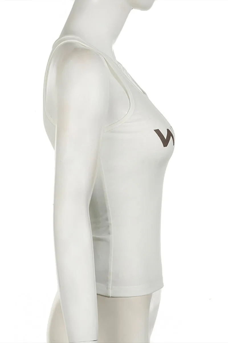 HTP1059 Letter Print Tanks