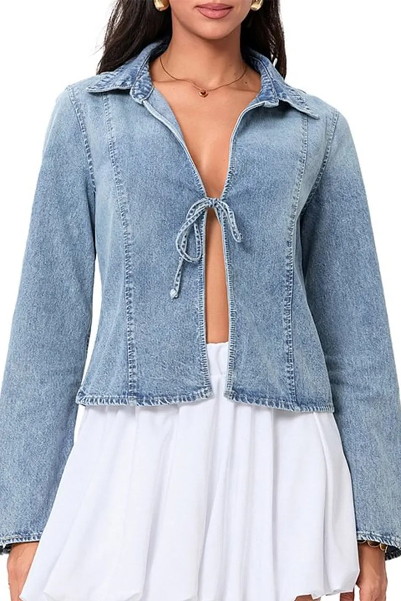 HTR1279 denim coat