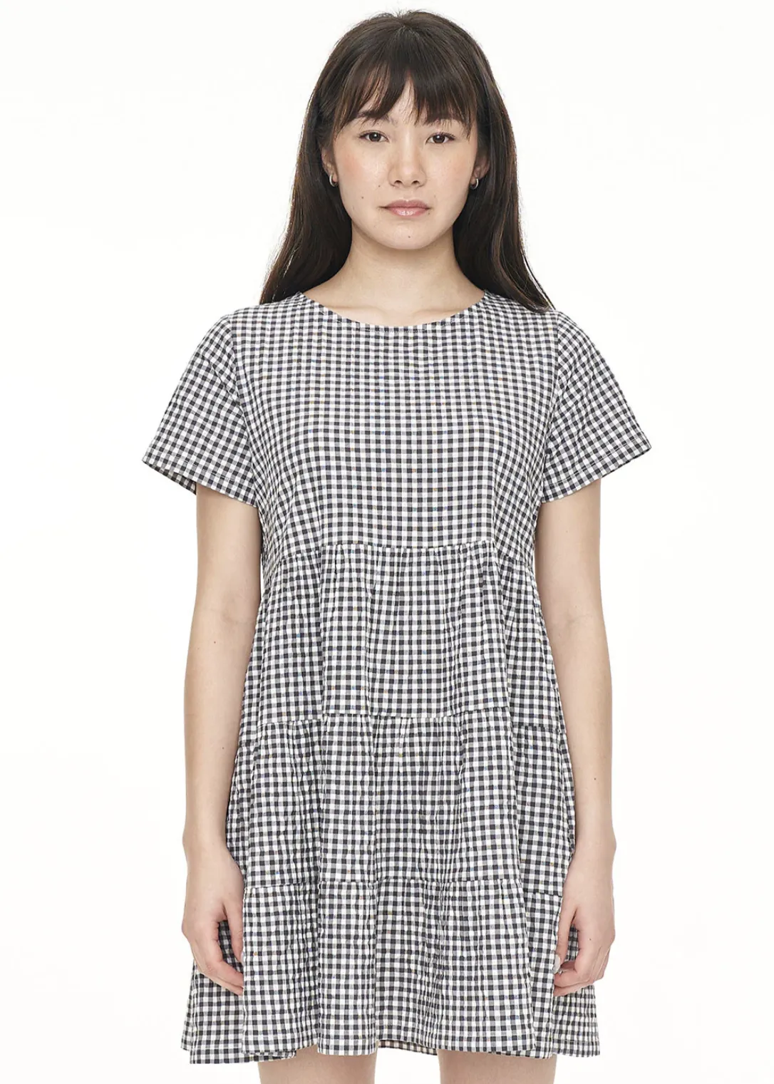 HUFFER Catalina Milly Dress - Black/Ivory