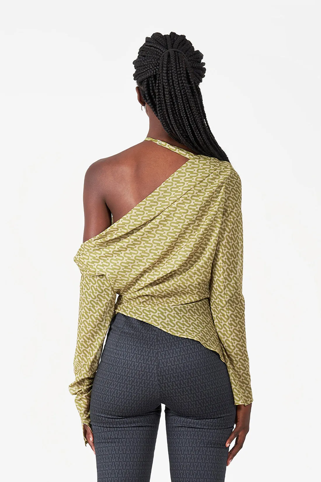 Áine Top in Ú Print