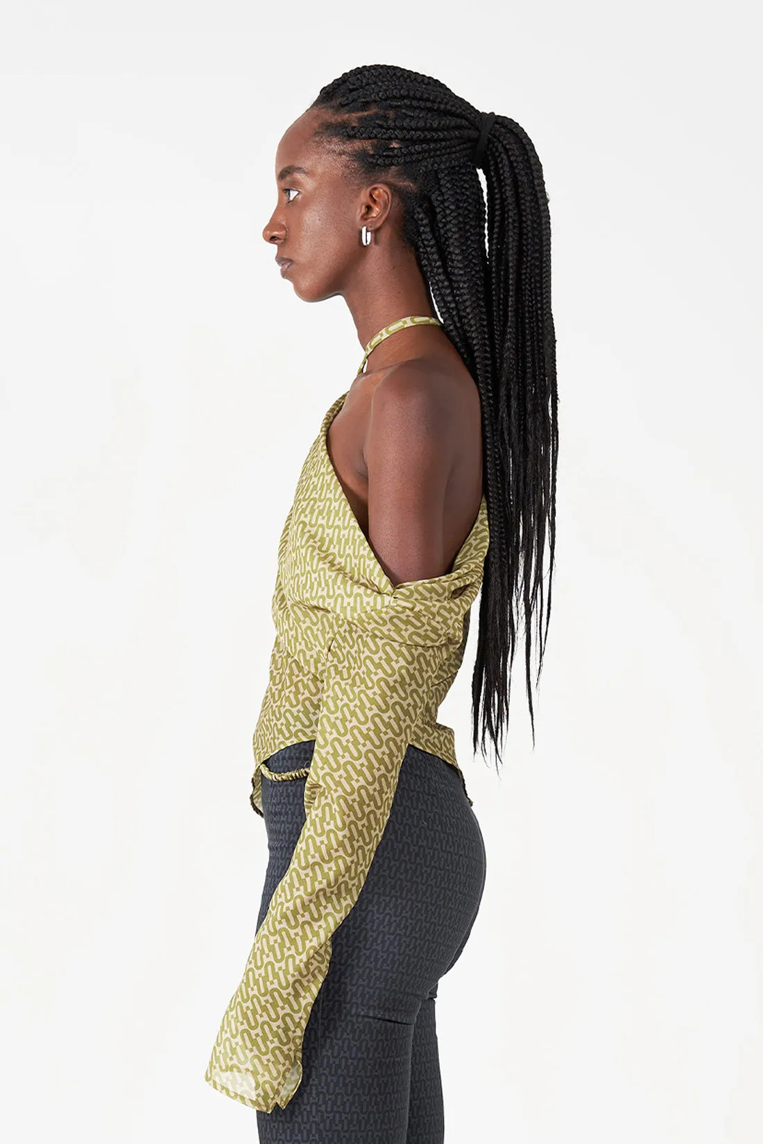 Áine Top in Ú Print