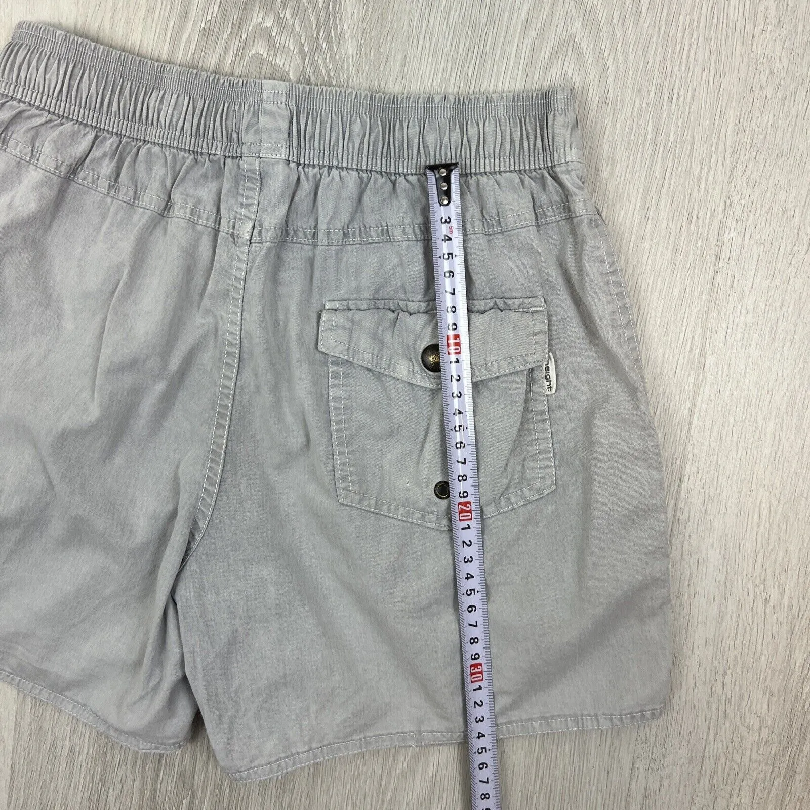 Insight Womens Relaxed Casual Grey Shorts Size 8