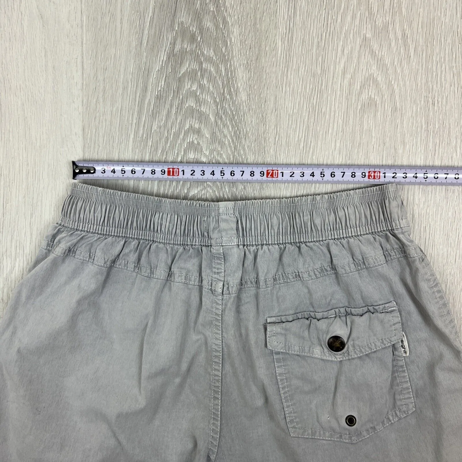 Insight Womens Relaxed Casual Grey Shorts Size 8
