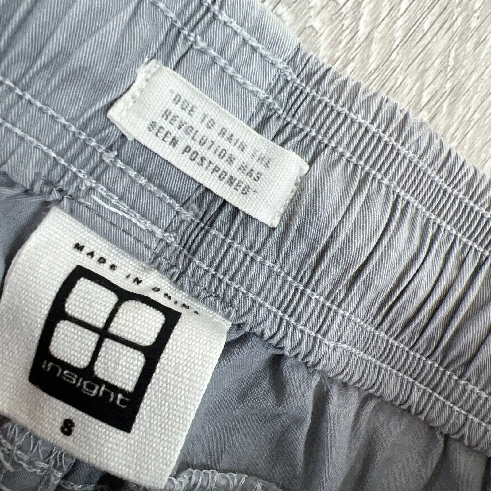 Insight Womens Relaxed Casual Grey Shorts Size 8