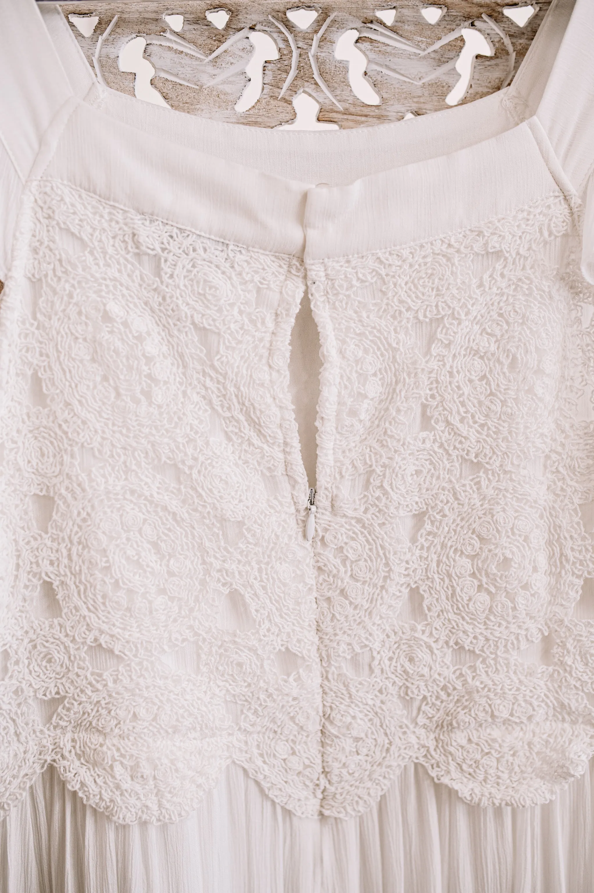 It's A Love Story White Crochet Lace Dress