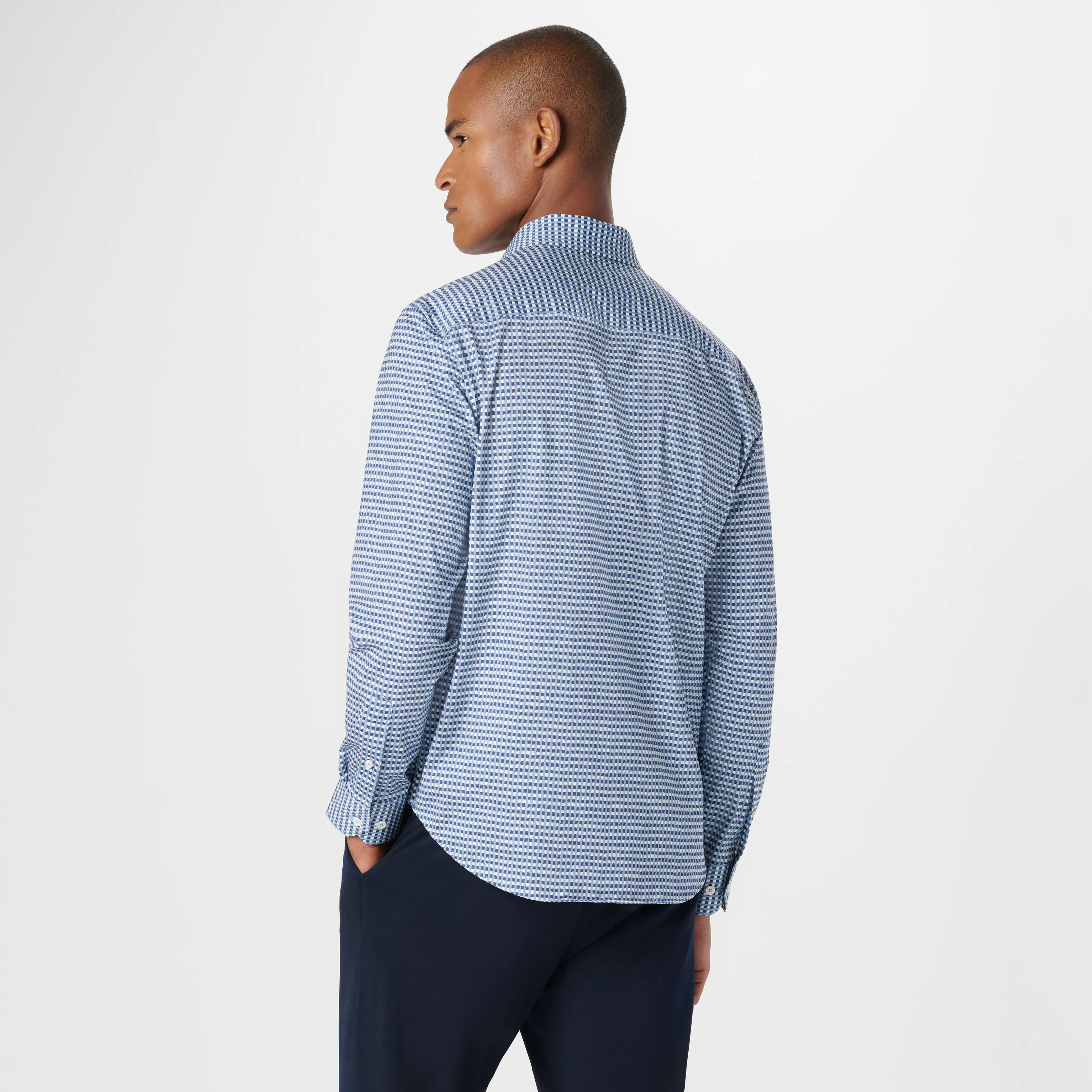James Asymmetric Check OoohCotton Shirt